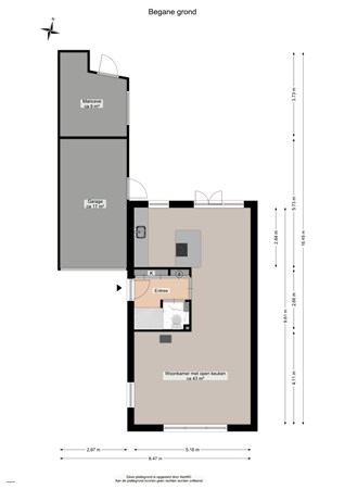 Floorplan - Speenkruidstraat 246, 9731 HA Groningen